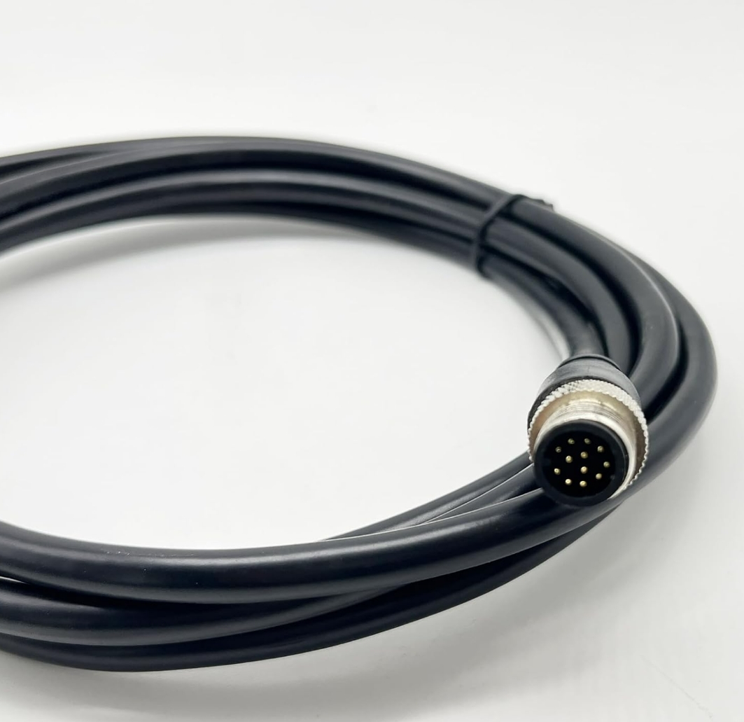 M12 male connector cable