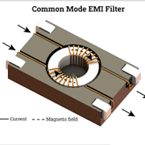 EMI filters in power adapter