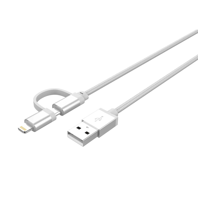 2 in 1 Cable USB A to USB C