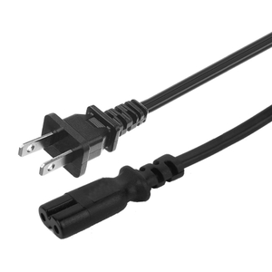 AC Power Cable American Type with Polarized Plug